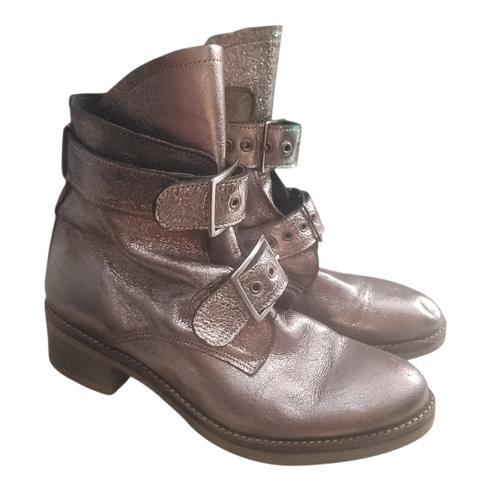 Eric Michael, Justina, Metallic Boot, Size 40 (81/2-9)
